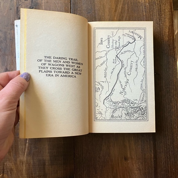 Wagons West! Paperback Duo - Nebraska! 1979 and Wisconsin! 1987 - Vintage Set - Picture 7 of 12